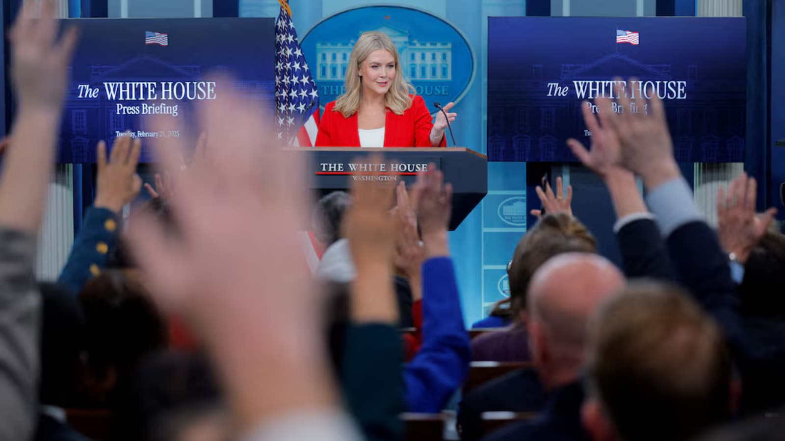 During a press briefing in January this year, a week after Renee Nicole Good was shot dead by a federal immigration agent, Leavitt asked a journalist about his opinion on the incident. When he voiced his concern, saying the ICE had acted "unjustifiably"the press secretary was quick to rebuke him. "Okay, so you’re a biased reporter with a left-wing opinion,” she said. (Image credit: Reuters) During a press briefing in January this year, a week after Renee Nicole Good was shot dead by a federal immigration agent, Leavitt asked a journalist about his opinion on the incident. When he voiced his concern, saying the ICE had acted "unjustifiably"the press secretary was quick to rebuke him. "Okay, so you’re a biased reporter with a left-wing opinion,” she said. (Image credit: Reuters)