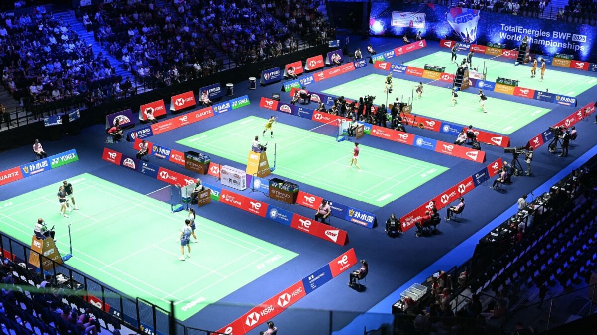 Photo: news18.com BWF World Championships to Use Langur Mimics to Deter Monkeys After India Open Embarrassment