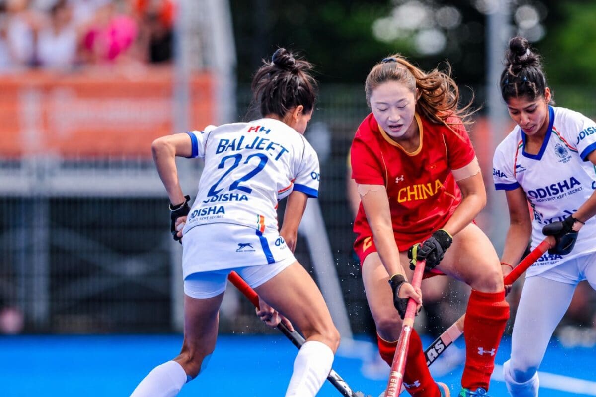 India Hold Olympic Silver Medallists China To 2-2 Draw In FIH Women's Hockey World Cup Opener