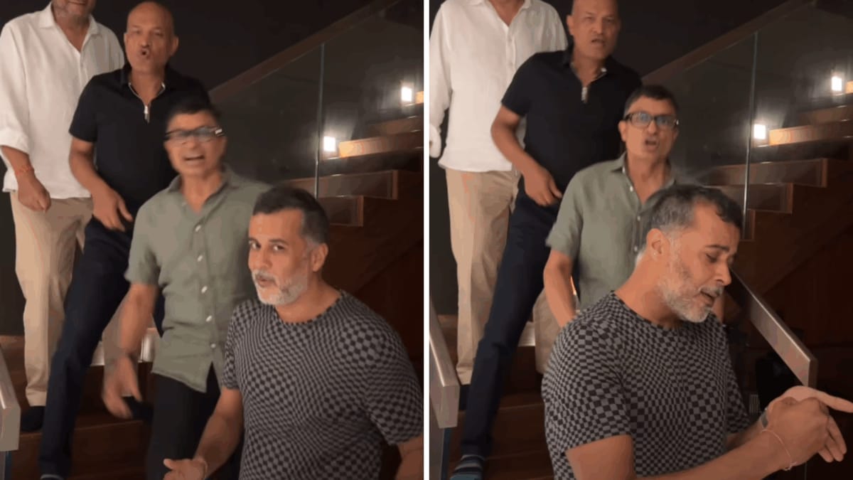 Chetan Bhagat Tries Viral Dance Trend With Friends, Internet Has Mixed Reactions: 'Hidden Talent, Keep It Hidden'