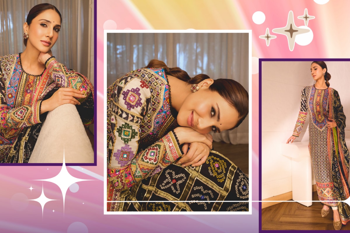 Vaani Kapoor Serves Maximalist Indian Elegance In A  Kutch Embroidery Mayyur Girotra Suuit