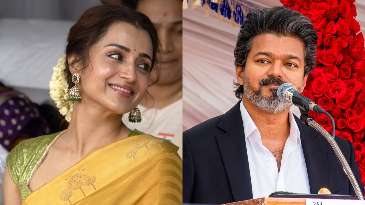 விஜய்-த்ரிஷா உறவு உறுதியா? குடியரசு தின விழாவில் அருகில் அமர்ந்தார்