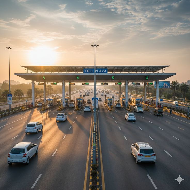This fee applies when the toll plaza is located within the limits of a municipality or local town area. However, the Central Government may revise these rates annually on April 1. This fee applies when the toll plaza is located within the limits of a municipality or local town area. However, the Central Government may revise these rates annually on April 1.