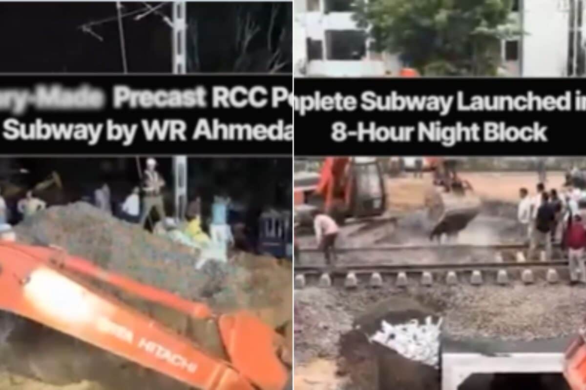 ‘A New Example...’: Indian Railways Builds Pedestrian Subway Under Ahmedabad Track In Just 8 Hours