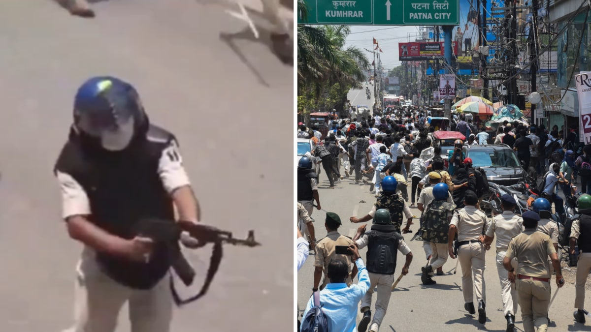 நீட் போராட்டத்தில் AK-47 சுட்டது காவலர் சிக்கியதால்: பீகார் அரசு