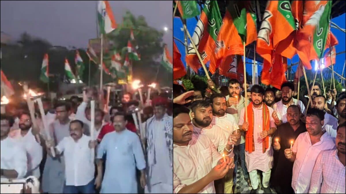 BJP Protests Across States Over Vande Mataram Insult Row