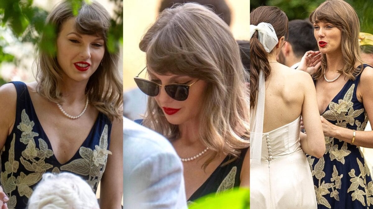 Taylor Swift Debuts Cropped Hair, Turns Up Sans Travis Kelce At Friend’s UK Wedding