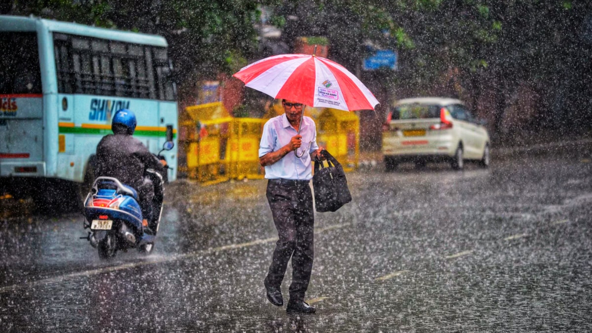 Delhi-NCR Rain Brings Relief From Humid Heat, Traffic Jams In Several Areas
