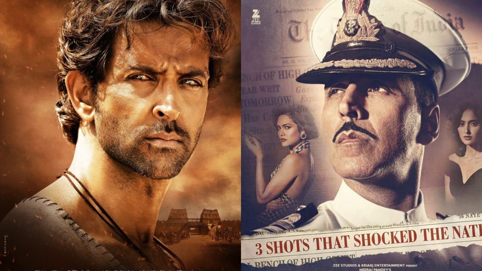 Mohenjo Daro vs Rustom (2016): Akshay’s film was based on real-life Nanavati case, while Hrithik’s was a love story set in the times of the Mohenjodaro civilization. Akshay won, with Rustom garnering not just Rs 127 crores in ticket sales in India, but also fetching him a National Award for Best Actor. On the other hand, Mohenjodaro earned Rs 58 crores (all-India) and sealed its fate. Mohenjo Daro vs Rustom (2016): Akshay’s film was based on real-life Nanavati case, while Hrithik’s was a love story set in the times of the Mohenjodaro civilization. Akshay won, with Rustom garnering not just Rs 127 crores in ticket sales in India, but also fetching him a National Award for Best Actor. On the other hand, Mohenjodaro earned Rs 58 crores (all-India) and sealed its fate.