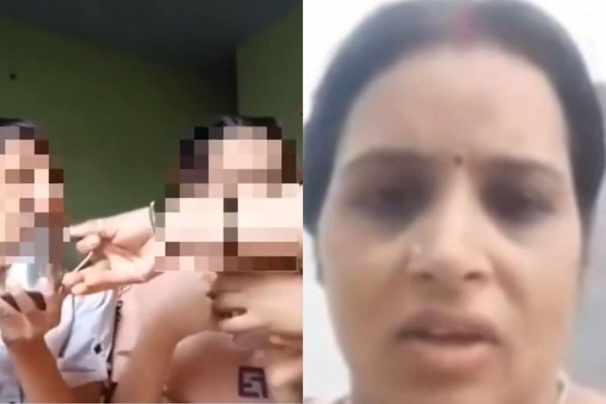 On Camera: Haryana Anganwadi Worker Gives Poison-Laced Milk To 2 Children Before Killing Herself