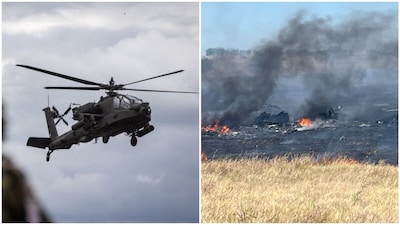 Two Pilots Killed As US Army Apache Helicopter Crashes In Texas Field, Sparks Wildfire | World News - News18