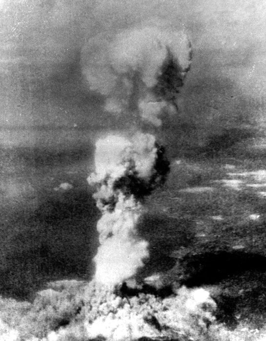 Aerial view of Hiroshima after the atomic bombing on August 6, 1945. The explosion caused widespread destruction across the Japanese city, marking the first use of a nuclear weapon in warfare. (Image: AP file)