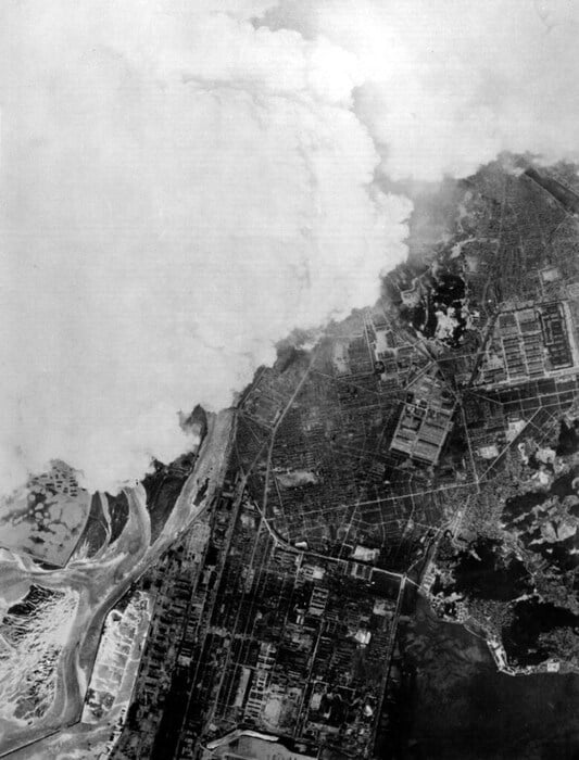 A file photo shows smoke rising after the detonation of the atomic bomb over Hiroshima, capturing the aftermath of the first nuclear attack in history. (Image: AP file)