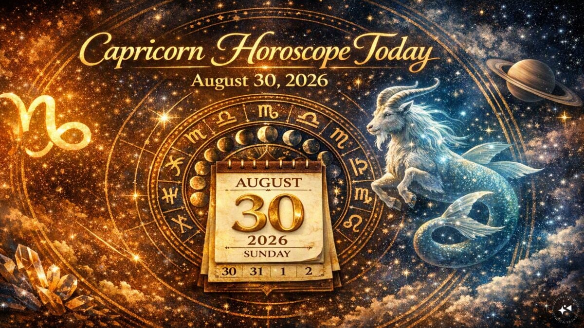 Capricorn Horoscope Today, August 30, 2026