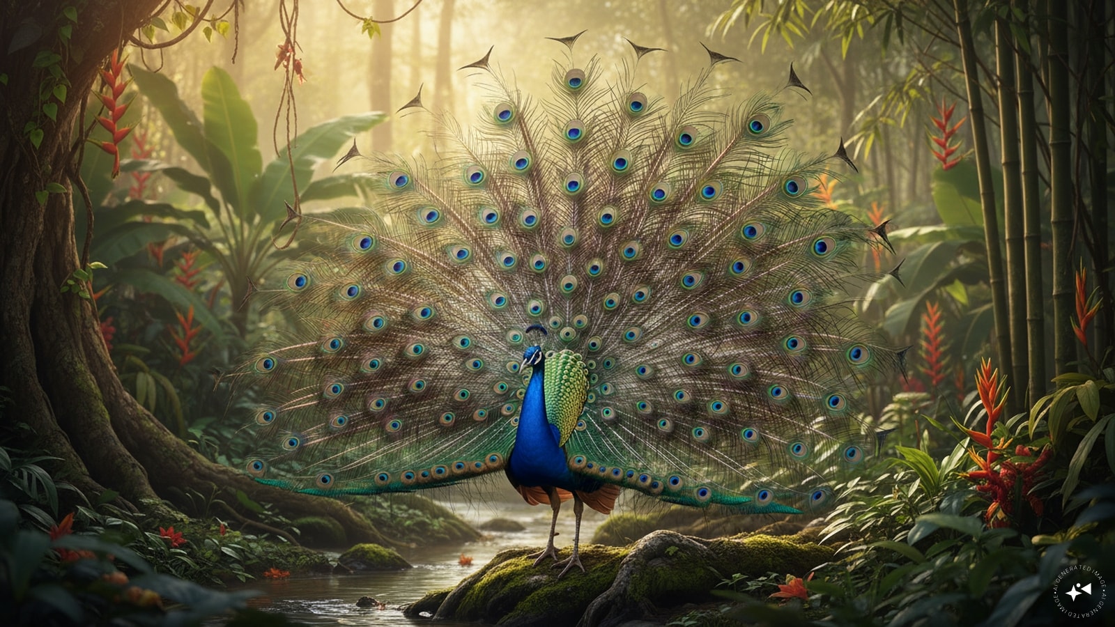 The Indian peacock is India's National Bird, recognised for its striking plumage and distinctive display. It represents the country's rich biodiversity and has a deep presence in Indian art, culture, traditions and mythology.