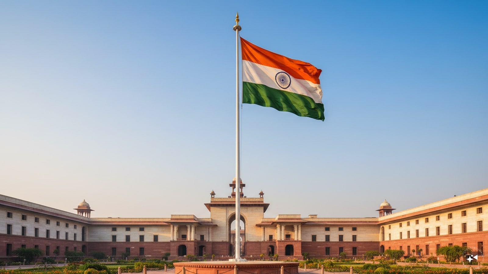 Do Not Fly Another Flag From The Same Masthead: The National Flag should not be flown from a single masthead simultaneously with any other flag or flags. (AI photo)
