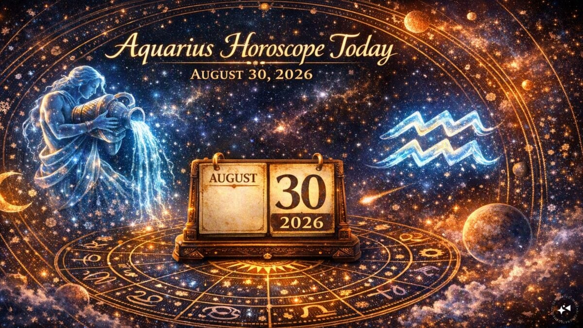 Aquarius Horoscope Today, August 30, 2026