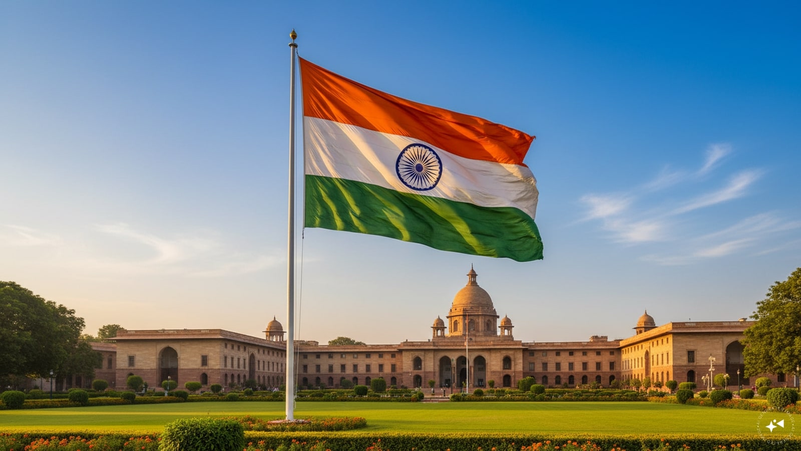 The Tricolour Must Not Be Used As Decoration: The National Flag should not be used as a festoon, rosette, bunting or in any other manner for decoration. Its dignity must be maintained at all times. (AI photo)