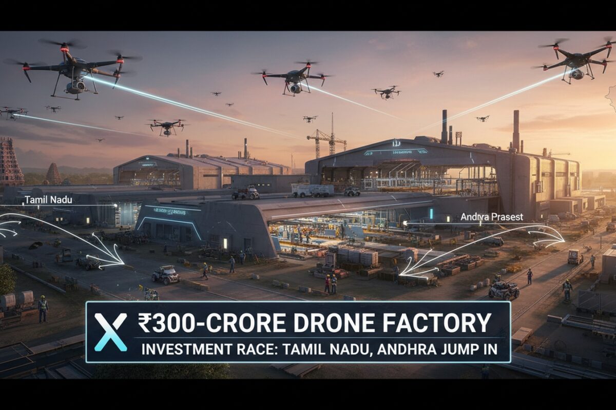 X Post On ₹300-Crore Drone Factory Sparks Investment Race; Tamil Nadu, Andhra Jump In