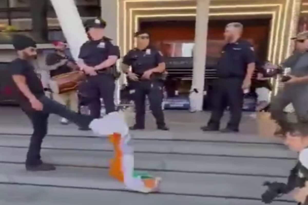 Indian Flag Tied To Foot, Another Torn: Kiren Rijiju’s Big Warning To Protesters In New York | Video