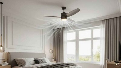 Air delivery is the main focus of ceiling fans.