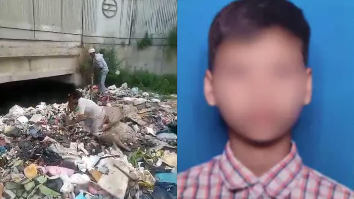 Watch: Delhi Father Waded Into Drain Searching For Son Who Fell Chasing Kite, Body Found After 4 Days