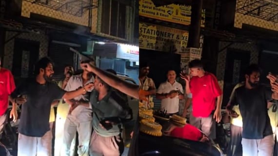 Mumbai Men Block Road For Birthday, Cut Cakes On Car Bonnet, Fire Airgun; 10 Arrested Mumbai Men Block Road For Birthday, Cut Cakes On Car Bonnet, Fire Airgun; 10 Arrested