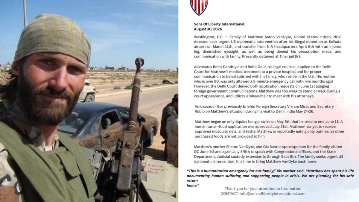 US National Matthew VanDyke's Family Seeks Urgent Diplomatic Intervention Ahead Of September 8 Hearing | Exclusive
