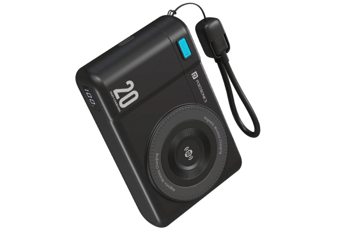 Portronics Launches Power Shutter Air 20K With 20,000mAh Battery, Qi2 Wireless Charging