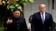 North Korean leader Kim Jong-un and US President Donald Trump (Left to Right)