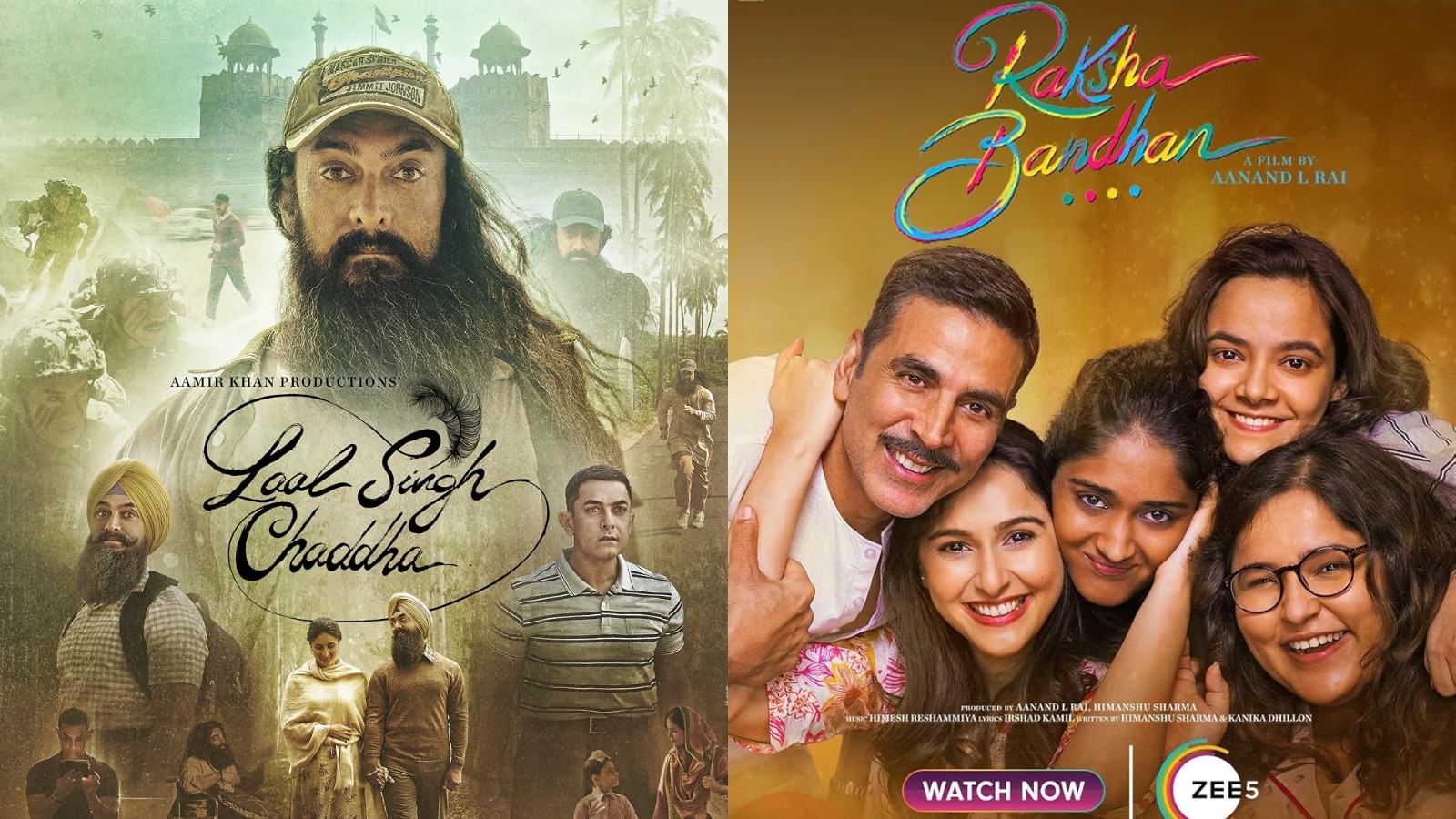 Laal Singh Chaddha vs Raksha Bandhan (2022): Aamir Khan’s Laal Singh Chaddha, only managed to collect close to Rs 59 crores. Akshay’s Raksha Bandhan, a heartfelt story about the bond between a brother and his sisters, earned Rs 45 crores. Laal Singh Chaddha vs Raksha Bandhan (2022): Aamir Khan’s Laal Singh Chaddha, only managed to collect close to Rs 59 crores. Akshay’s Raksha Bandhan, a heartfelt story about the bond between a brother and his sisters, earned Rs 45 crores.