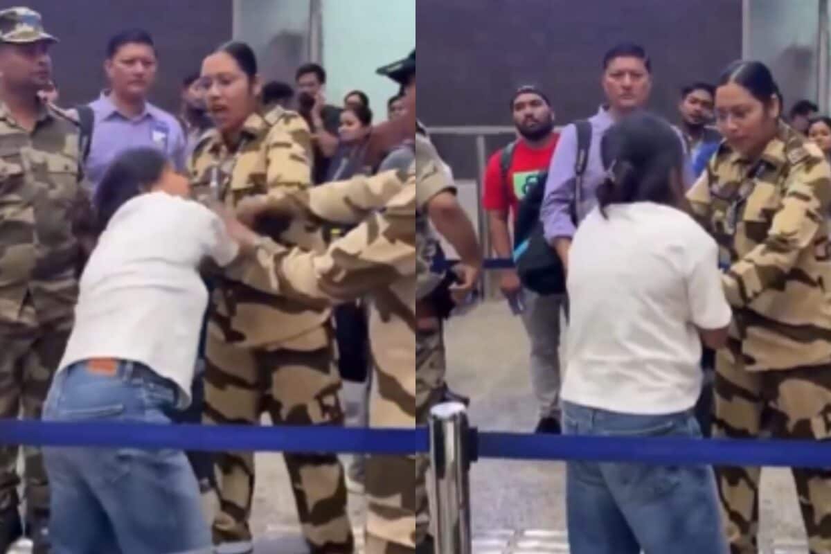 On Camera: Woman Damages Rs 49K Equipment, Shouts At Staff After IndiGo Flight Cancelled In Bhubaneswar