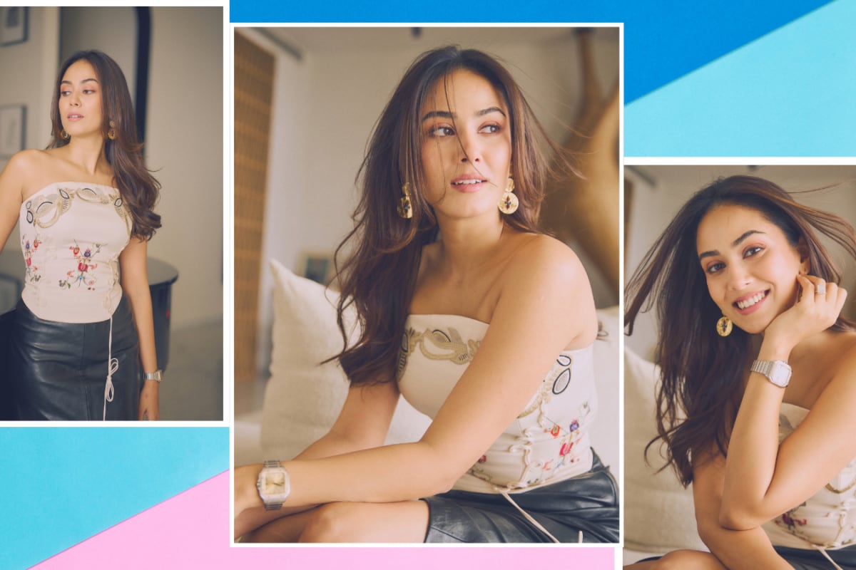 Mira Kapoor Makes Soft Glam Edgy At Kareena Kapoor’s Show In Anamika Khanna’s Embroidered Corset