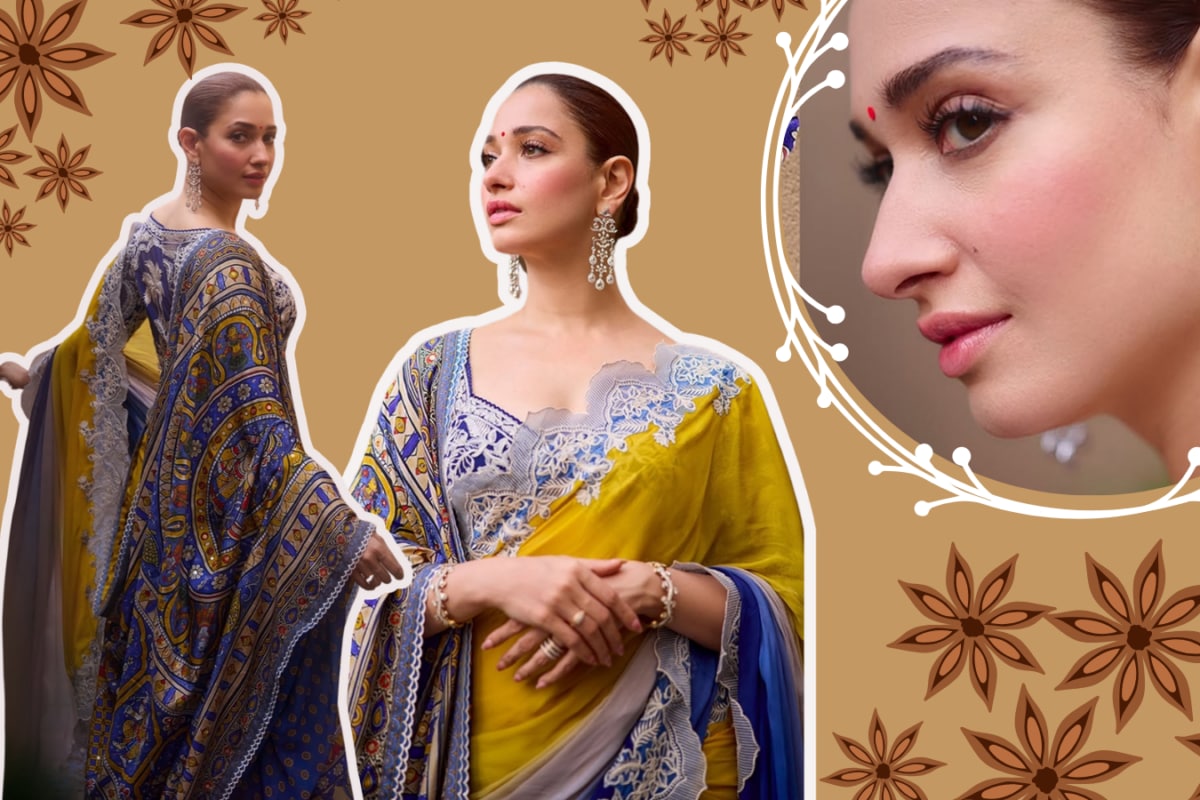 Tamannaah Bhatia Drapes A Heritage Story In A Stunning Hand-Painted Madhubani Odhna Saree