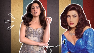 Sara Ali Khan had the sweetest fashion reference for her latest look, mother Amrita Singh, whose vintage glamour inspired this Aisha Rao moment. (Image: Instagram/@saraalikhan95)