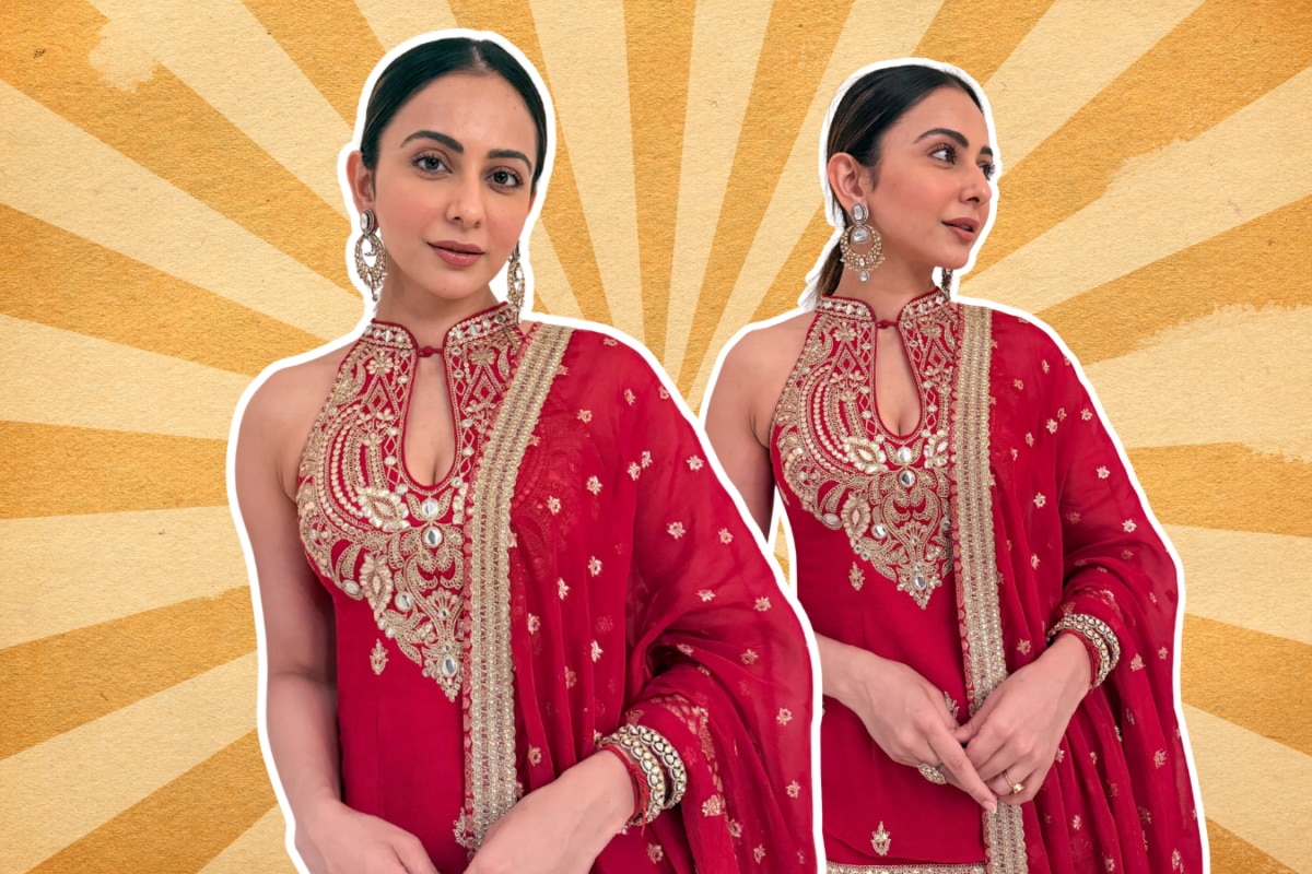 Rakul Preet Singh Turns Up The Festive Glam In A Red Look That Demands Your Attention
