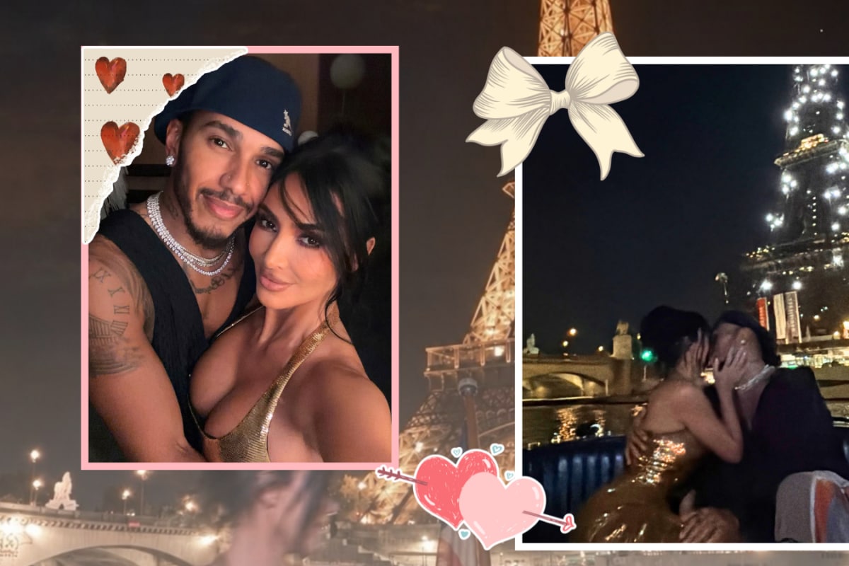 Kim Kardashian And Lewis Hamilton’s Paris Romance Looks Like A Love-Soaked Postcard