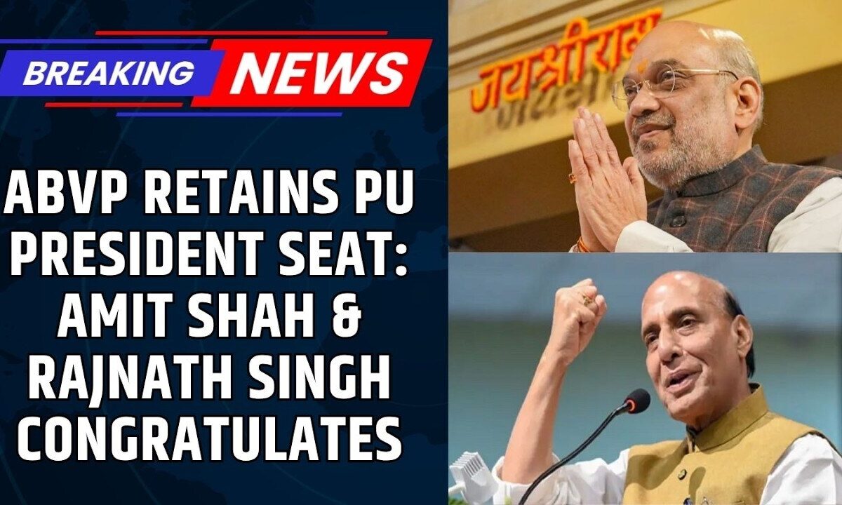 ABVP Wins Punjab University President Seat | BJP Scores Big Amid Protests & Alliance Buzz | News18