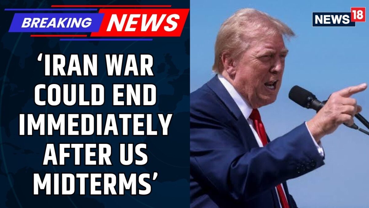 Trump Says Iran War Will End After US Midterms