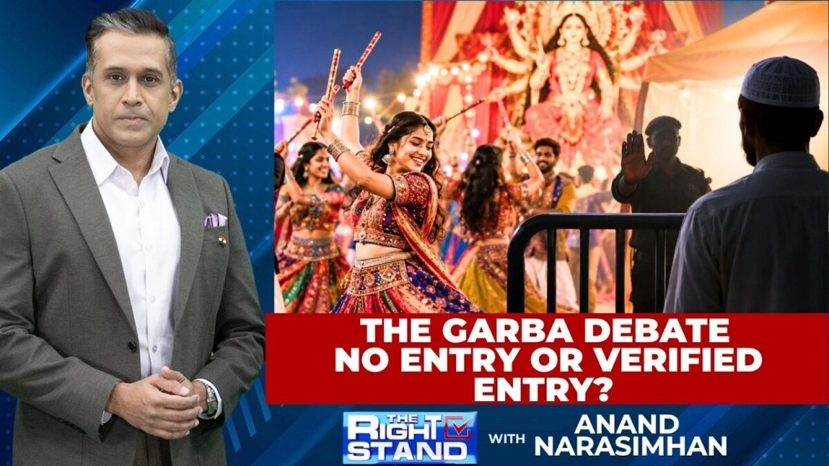 Garba Row: Muslims Not Allowed? Amruta Fadnavis Backs Inclusivity, Security Debate | The Right Stand