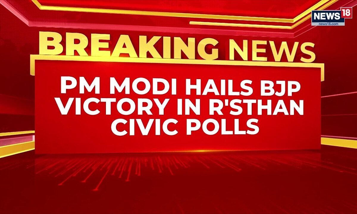 “Truth Triumphs Over Jhooth Ki Goonj”: PM Modi Hails BJP’s Rajasthan Civic Poll Victory