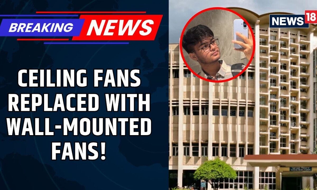 IIT Bombay Replaces Ceiling Fans with Wall-Mounted Fans Amid Student Suicide Concerns | News18