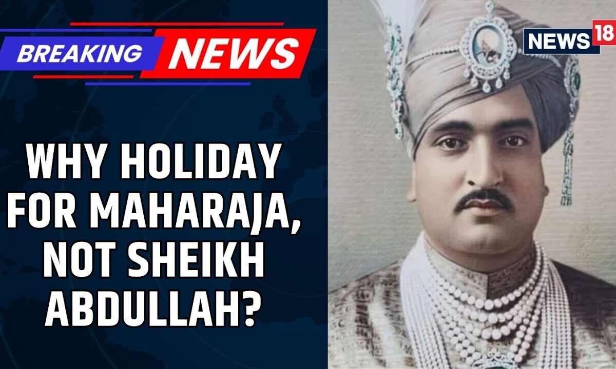Jammu Kashmir Assembly Erupts Over Sheikh Abdullah Holiday Demand | BJP Stages Walkout | News18