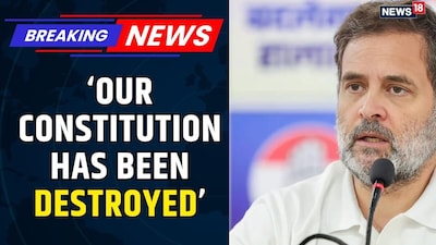 Rahul Gandhi: 'Our Constitution Has Been Destroyed' Amid EC Row