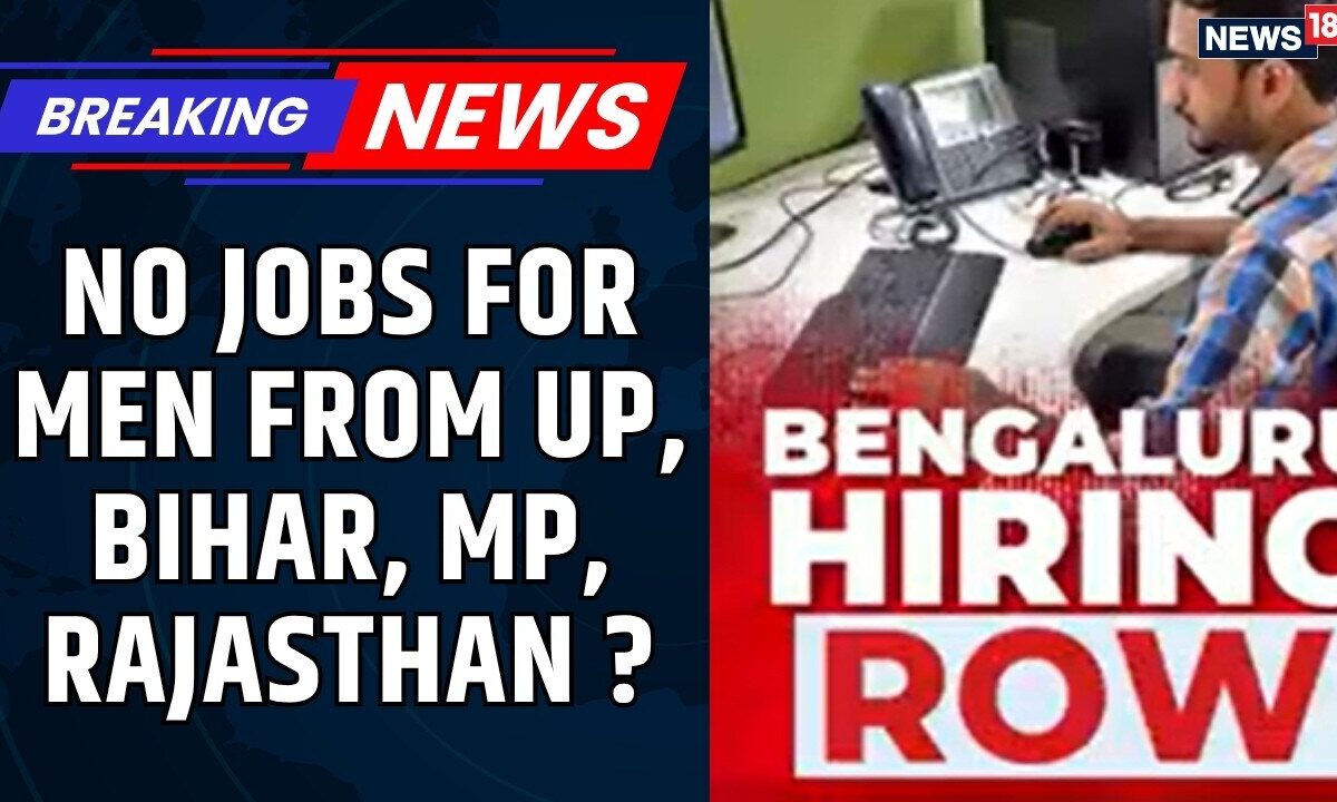 No Jobs For Men From UP, Bihar, MP, Rajasthan? Karthik SG Under Fire Over Hiring Policy | News18