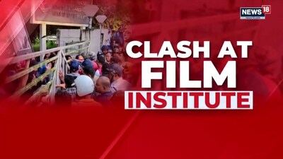 Clashes Erupt at Satyajit Ray Film Institute, Students Block Gate Amidst Rising Tensions
