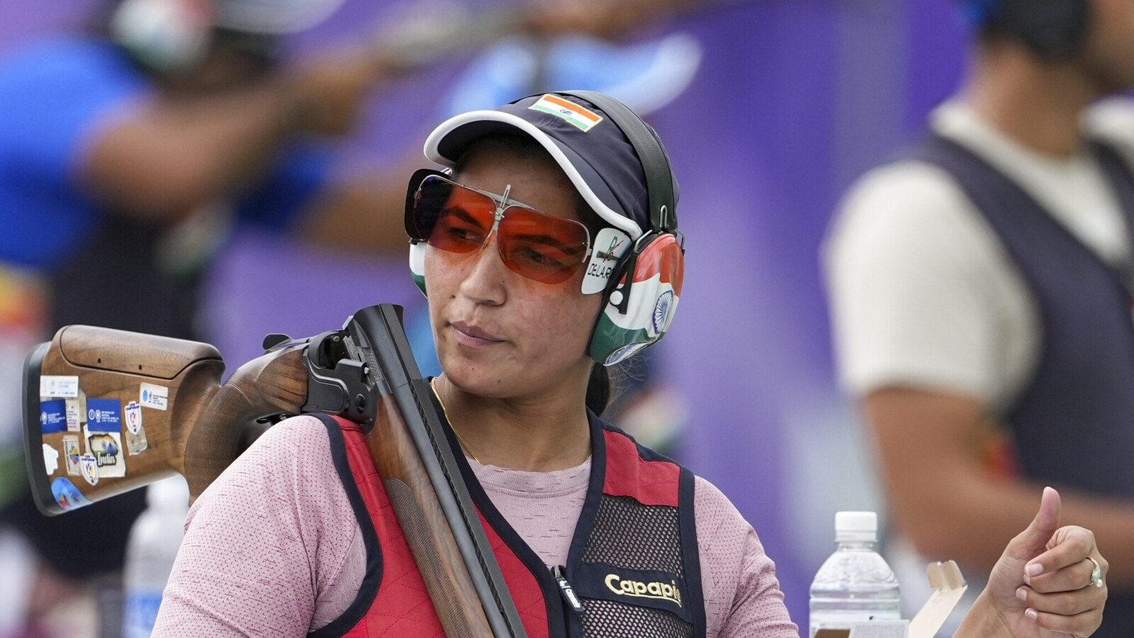 Nagoya: India�s Aashima Ahlawat during a practice session ahead of her women's Trap shooting qualification match in the ongoing Asian Games 2026, in Nagoya, Japan, Friday, Sept. 25, 2026. (PTI Photo/Atul Yadav)(PTI09_25_2026_000132B)