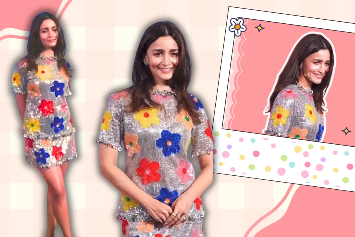 Alia Bhatt Brings The Shimmer In A Dazzling Sequin Ensemble To ‘Don’t Be Shy’ Premiere