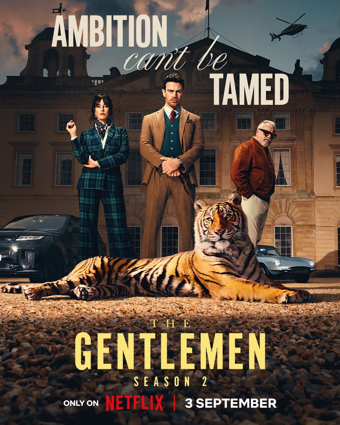 The Gentlemen Season 2 (Netflix): The crime comedy drama continues the story of aristocrat Eddie and the unusual criminal world surrounding his family’s estate. The Gentlemen Season 2 (Netflix): The crime comedy drama continues the story of aristocrat Eddie and the unusual criminal world surrounding his family’s estate.
