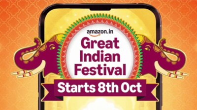Amazon's Great Indian Festival 2026 begins October 8, bringing festive discounts across categories.